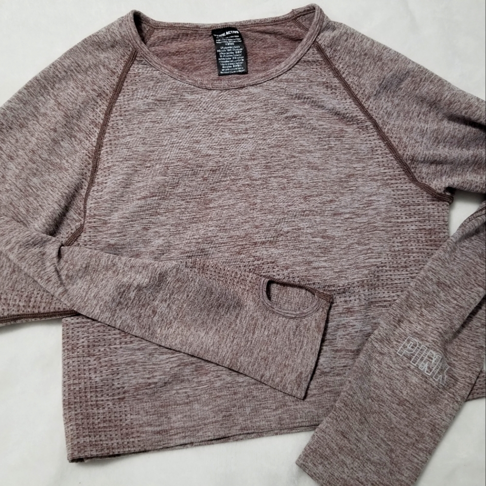 PINK brand, crop  athletic top